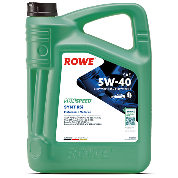 ROWE SUNSPEED SYNT RSi 5W40 5L