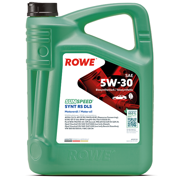 ROWE SUNSPEED SYNT RS DLS 5W30 5L