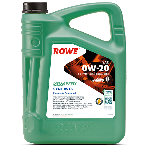 4920379-0050-99.303a32a5.png ROWE SUNSPEED SYNT RS C5 0W20 5L