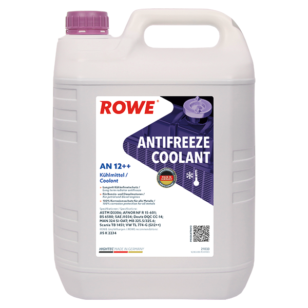 21033-0050-99 ROWE ANTIFREEZE COOLANT AN 12 ++ 5L