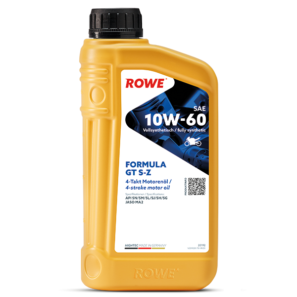 20192-0010-99 ROWE FORMULA GT SAE 10W-60 S-Z 1L - MOTO