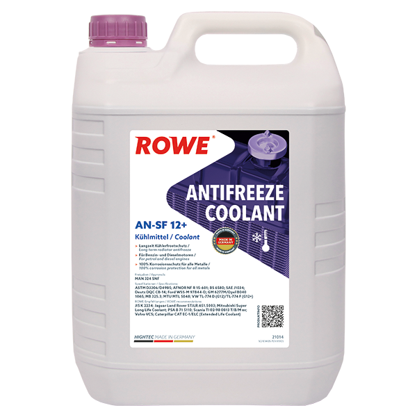 21014-0050-99 ROWE ANTIFREEZE COOLANT AN-SF G12+ 21014 5L